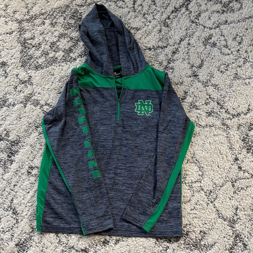 Colosseum Green and Gray Youth Hoodie